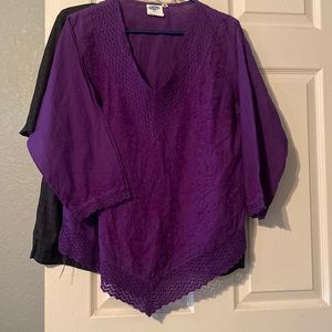 Beautiful purple blouse